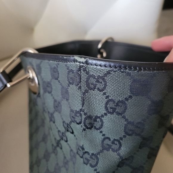Gucci Vintage Shopping Tote Bag Monogram Flawed - Picture 3 of 16